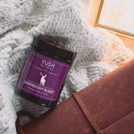 Lawendowy Bukiet - Świeca Sojowa duża