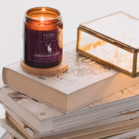 Lawendowy Bukiet - Świeca Sojowa duża