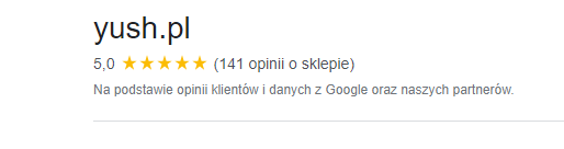 Opinie google o YUSH świece sojowe