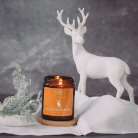 Świeca sojowa mandarynka i bazylia - świece sojowe Yush