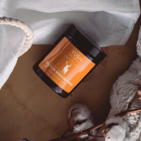 Świeca sojowa mandarynka i bazylia - świece sojowe Yush