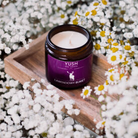 Lawendowy Bukiet - Świeca Sojowa