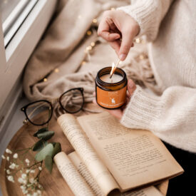 Bazylia Mandarynka - Świeca Sojowa