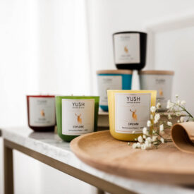 YUSH świeca sojowa Golden