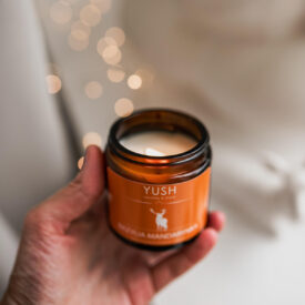 Bazylia Mandarynka - Świeca Sojowa