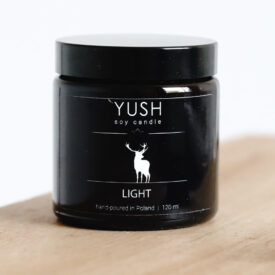 Delikatna Bezzapachowa Świeca Sojowa