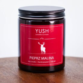 Pieprz Malina - Świeca Sojowa duża