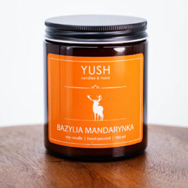 Bazylia Mandarynka - Świeca Sojowa