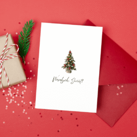 Kartka okolicznościowa Wesołych Świąt - karnet świąteczny