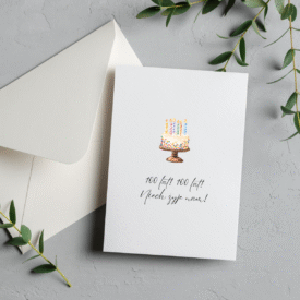 Kartka okolicznościowa urodzinowa Sto lat - karnet świąteczny