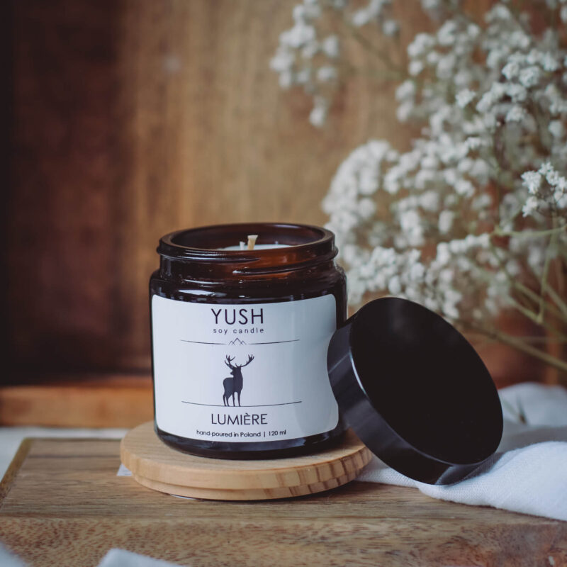 Lumiere naturalna świeca sojowa YUSH 120ml