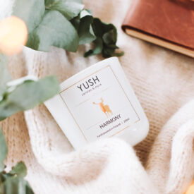 Harmony - świeca sojowa złota kolekcja yush