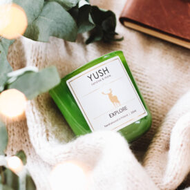 Explore - świeca sojowa złota kolekcja yush