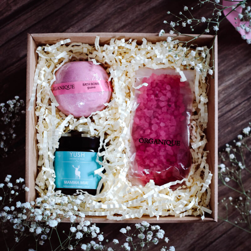 Zestaw na prezent do aromaterapii - udana kąpiel home spa