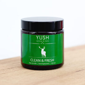 Clean & Fresh - świeca sojowa o zapachu świeżego prania