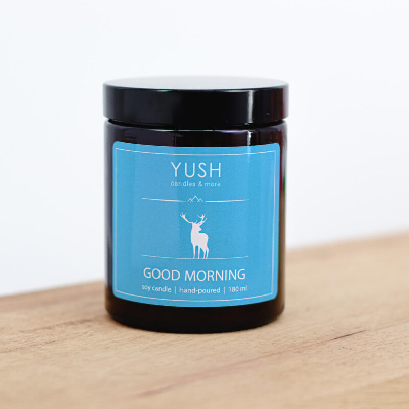 Świeca sojowa o zapachu karmelu | Yush candles & more