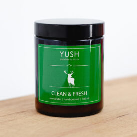 Świeca sojowa o zapachu świeżego prania - świece sojowe Yush