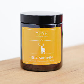 Świeca sojowa o zapachu wanilii | Yush candles & more