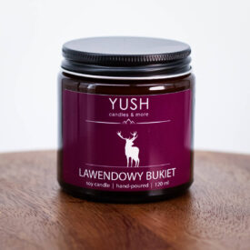 Lawendowy Bukiet - świeca sojowa