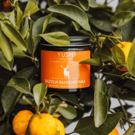 Bazylia Mandarynka - świeca sojowa