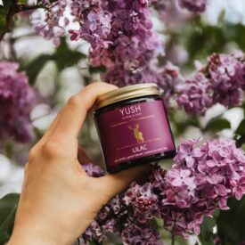 Lilac - Kwiatowa Świeca Sojowa - Świeży Bez