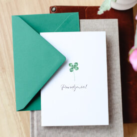 Karnet okolicznościowy Powodzenia!