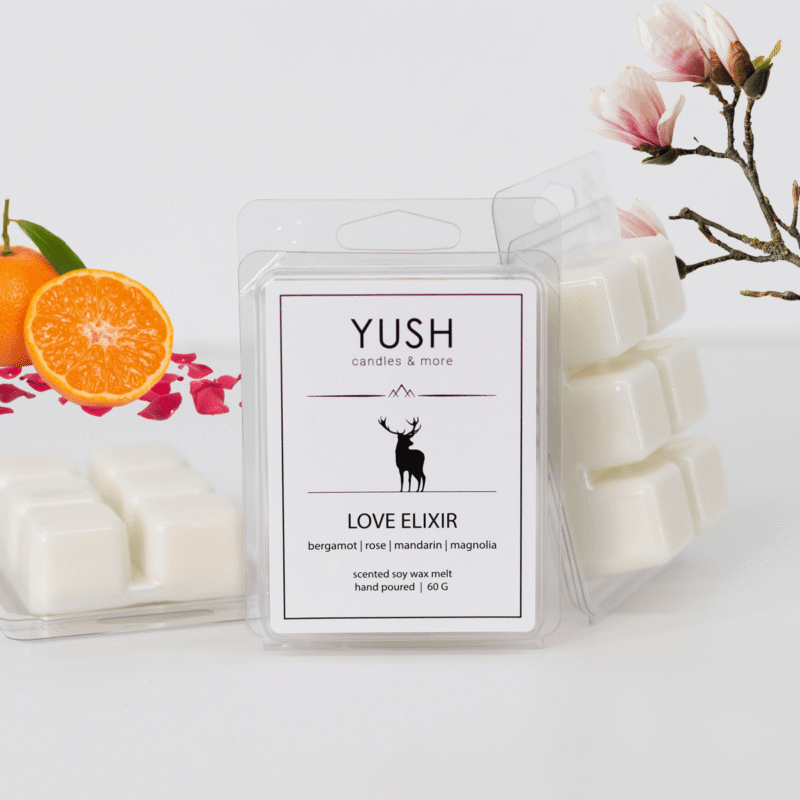 Love Elixir - wosk sojowy do kominków