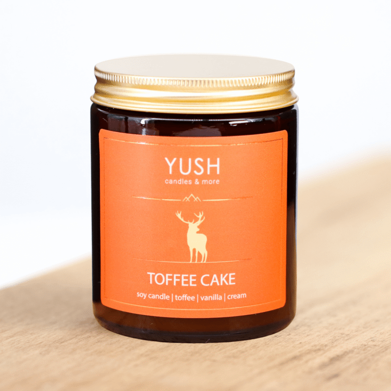 Świeca sojowa jesienna toffee
