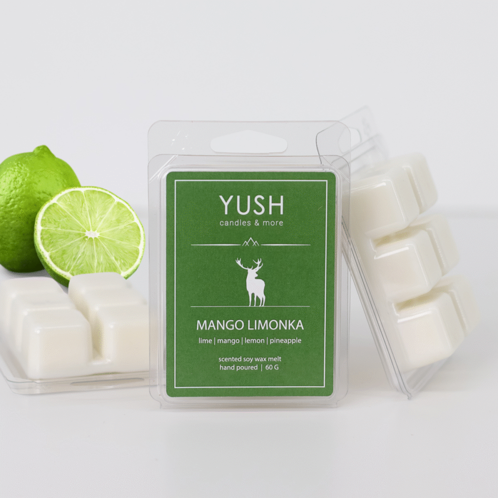 Mango Limonka - wosk sojowy do kominków