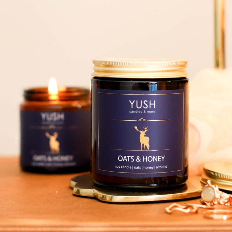 Oats & Honey świeca sojowa o zapachu owsianki z miodem