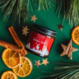 Świece sojowe świąteczne - YUSH candles & more