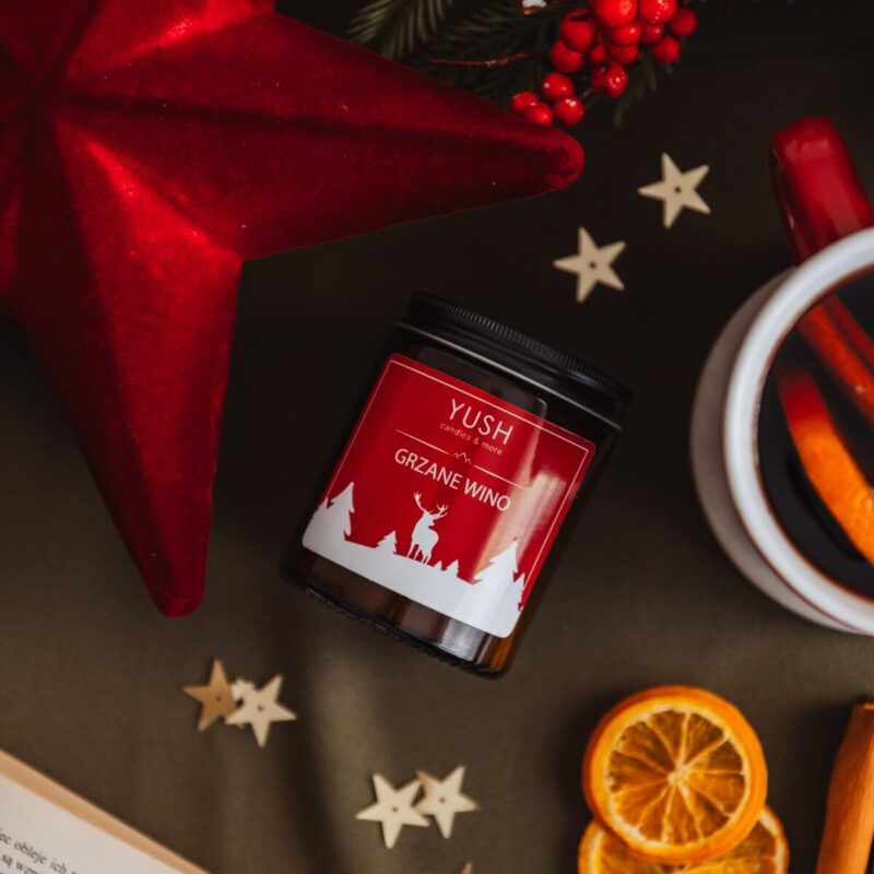 Świece sojowe świąteczne - YUSH candles & more