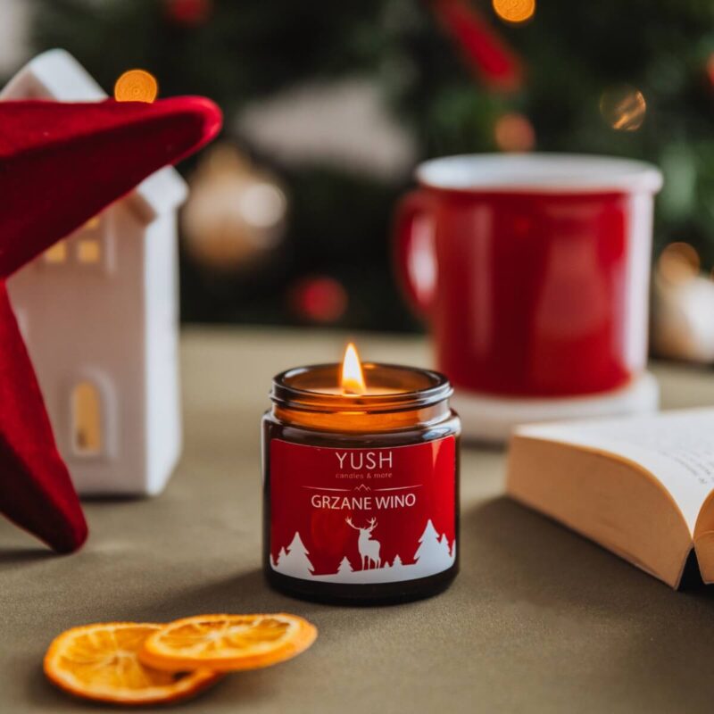 Świece sojowe świąteczne - YUSH candles & more
