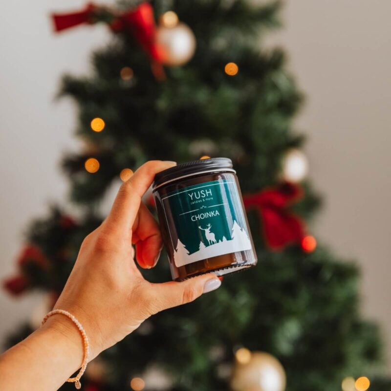 Świece sojowe świąteczne - YUSH candles & more