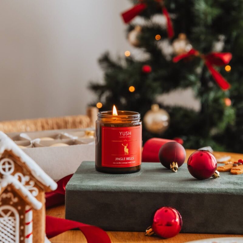 Świece sojowe świąteczne - YUSH candles & more