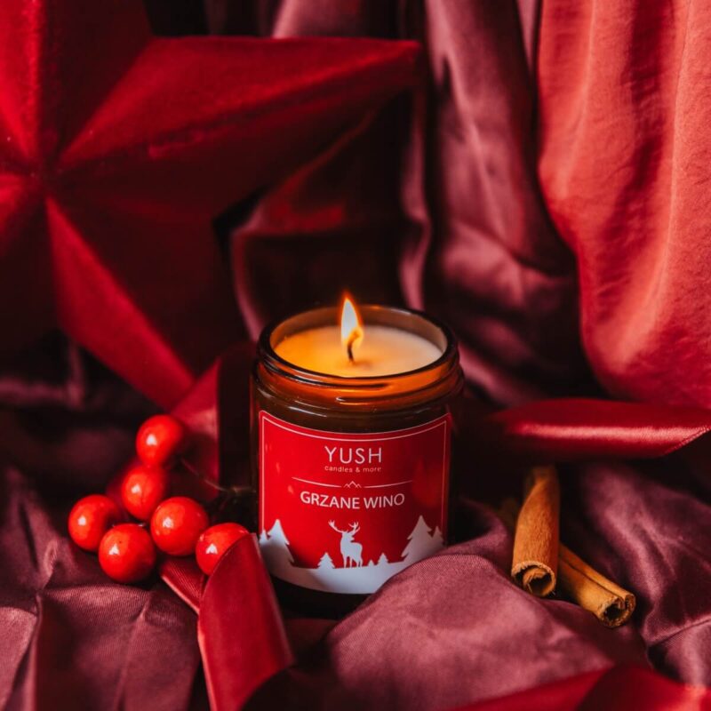 Świece sojowe świąteczne - YUSH candles & more