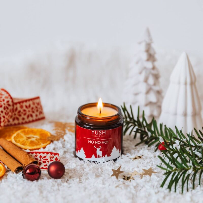 Świece sojowe świąteczne - YUSH candles & more