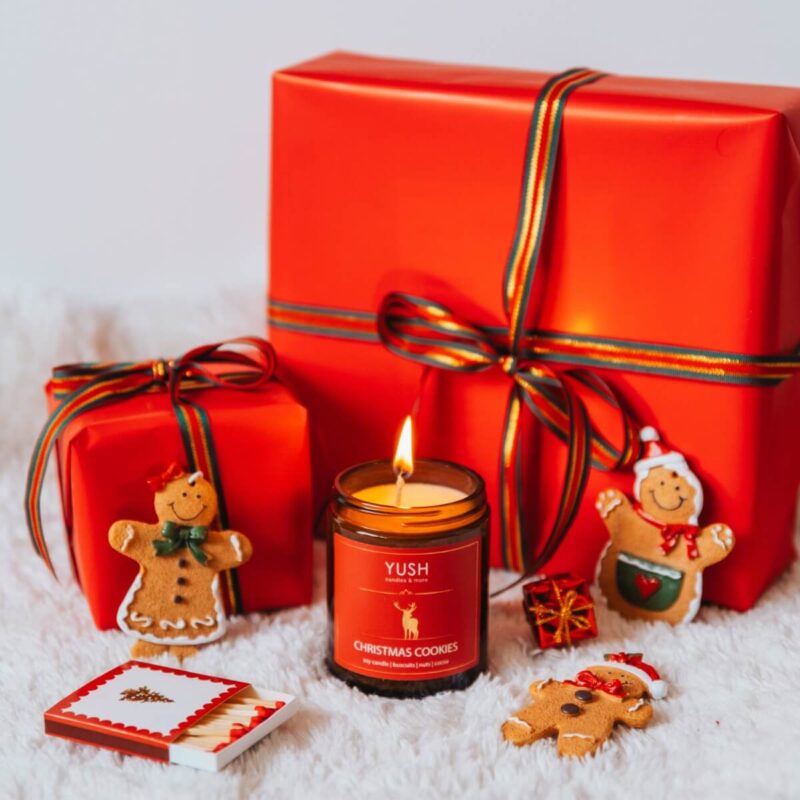 Świece sojowe świąteczne - YUSH candles & more