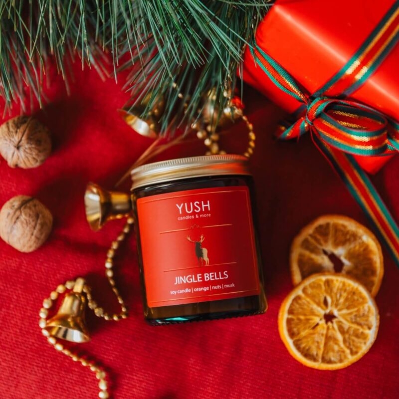 Świece sojowe świąteczne - YUSH candles & more