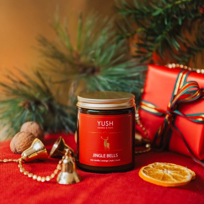 Świece sojowe świąteczne - YUSH candles & more