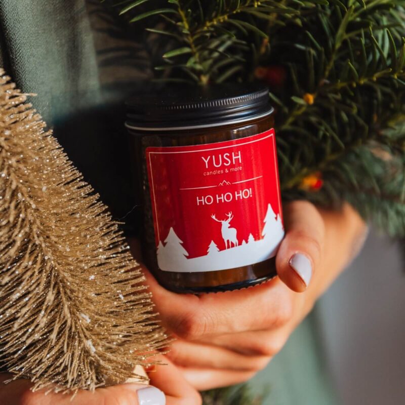 Świece sojowe świąteczne - YUSH candles & more