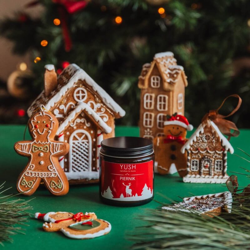 Świece sojowe świąteczne - YUSH candles & more