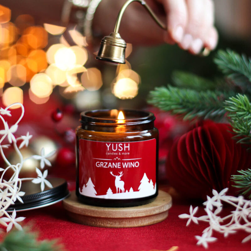 Świece sojowe świąteczne - YUSH candles & more