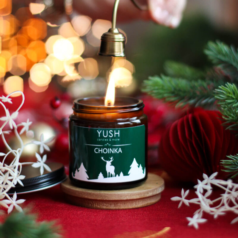 Świece sojowe świąteczne - YUSH candles & more