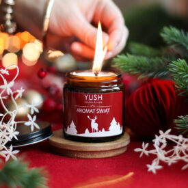 Świece sojowe świąteczne - YUSH candles & more