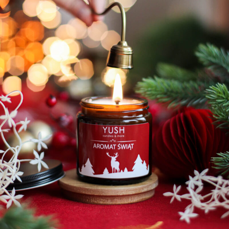 Świece sojowe świąteczne - YUSH candles & more