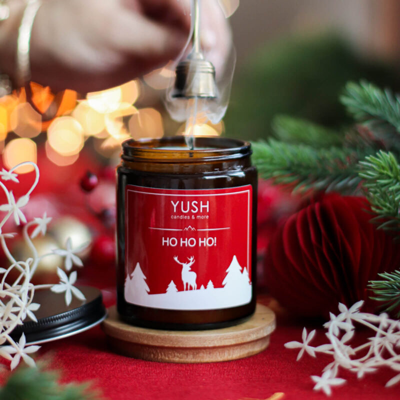 Świece sojowe świąteczne - YUSH candles & more