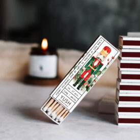 Zapałki długie świąteczne z białymi główkami