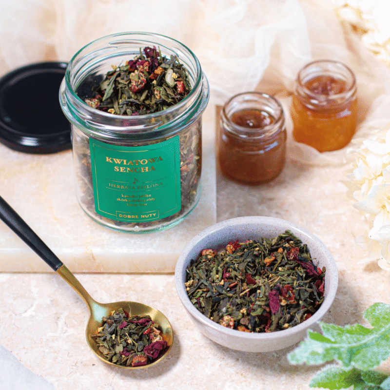 KWIATOWA SENCHA – HERBATA ZIELONA 60 G